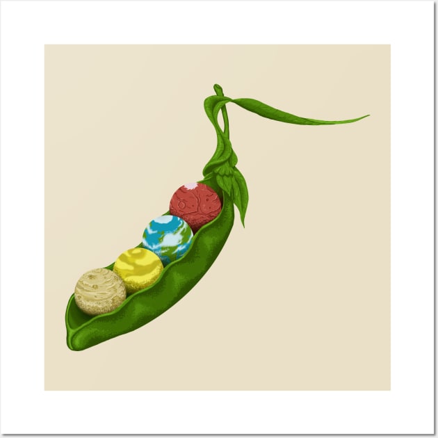 World Peas Wall Art by TenkenNoKaiten